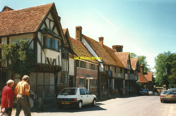 Photo 6"x4" Chiddingstone Village Chiddingstone c1995