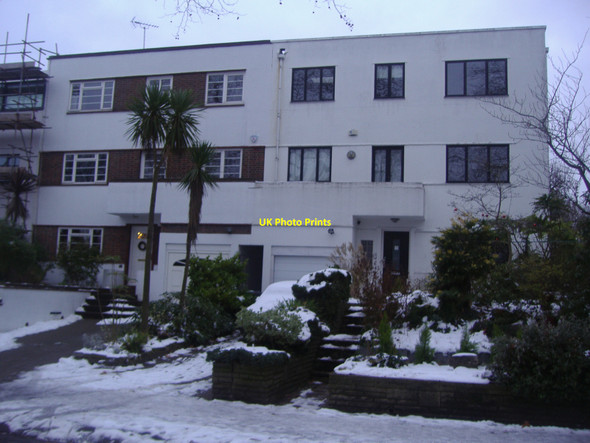 Photo 6"x4" Modernist houses on Shepherds Hill Hornsey c2010