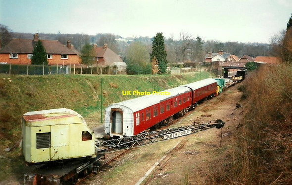 Photo 6"x4" Defunct Rolling Stock at Groombridge Birchden c1996