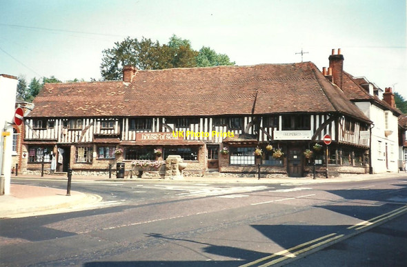 Photo 6"x4" Timbered Shopfronts, Seal Village Childsbridge c1995