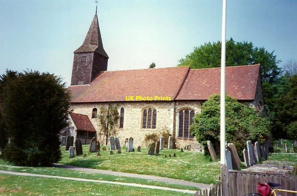 Photo 6"x4" Kemsing Church Kemsing c1994