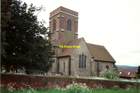Photo 6"x4" St. Mary the Virgin Church, Horton Kirby Horton Kirby c1994