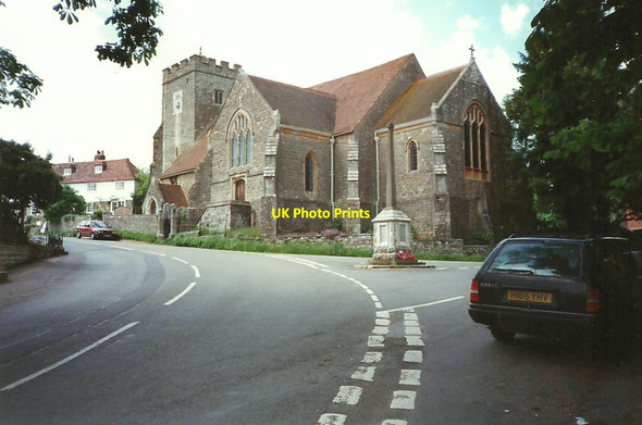 Photo 6"x4" Plaxtol Church Plaxtol c1994