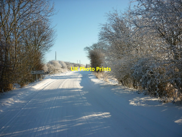 Photo 6"x4" Entering Fitling, East Yorkshire Fitling c2010