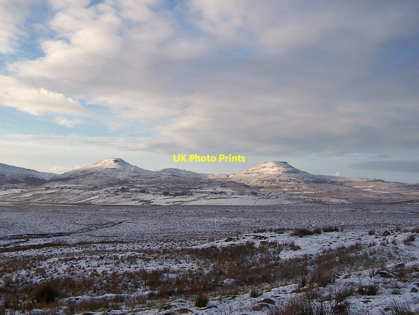 Photo 6"x4" Moorland north of Vatten Upper Feorlig c2010