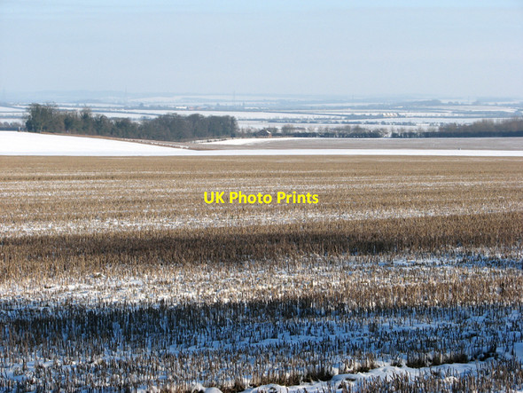 Photo 6"x4" View from the Roman Road Fulbourn c2010