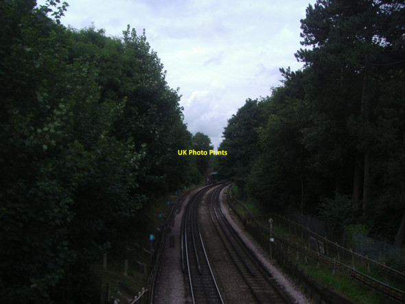 Photo 6"x4" Railway line, Ickenham Ruislip c2008
