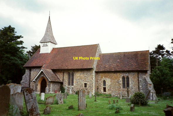 Photo 6"x4" All Saints Church, Hartley Hartley\/TQ6067 c1994
