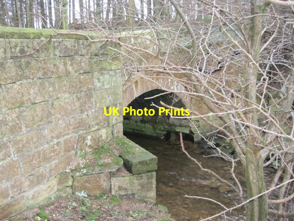 Photo 6"x4" Bridge in Long Plantation Wallridge c2010