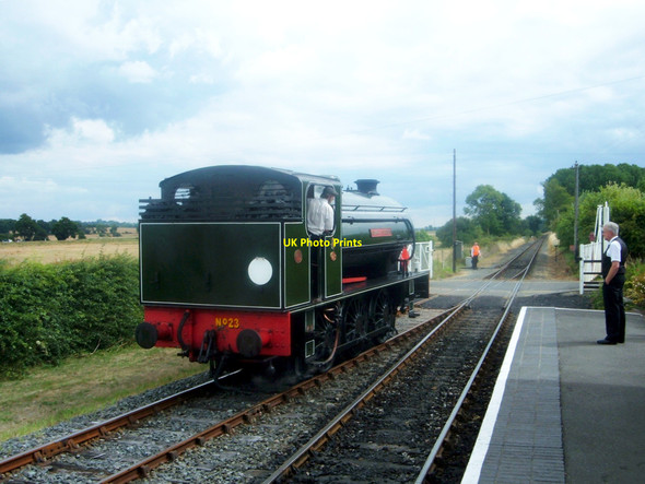 Photo 6"x4" K&ESR Engine No. 23 at Bodiam Station Snagshall c2010