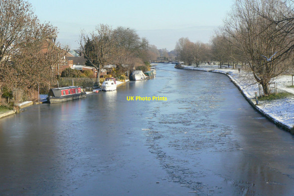 Photo 6"x4" Ice over the Cam Cambridge\/TL4658 c2010 P1
