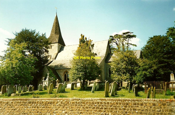 Photo 6"x4" St. John's Church, Wateringbury Nettlestead\/TQ6852 c1994
