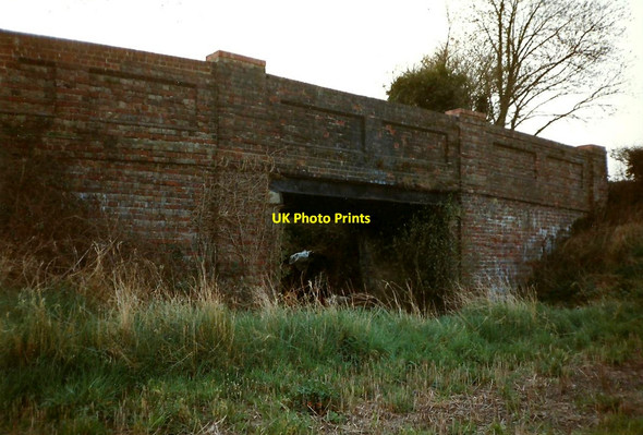 Photo 6"x4" Old Single Track Rail Bridge near Castle Hill Castle Hill\/TQ6942 c1998