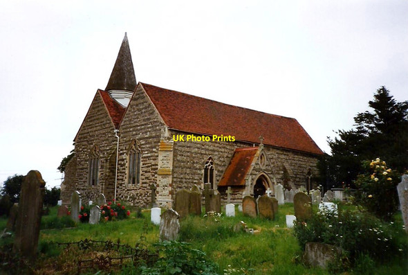 Photo 6"x4" St. Mary's Church, Lower Higham Church Street\/TQ7174 c1994