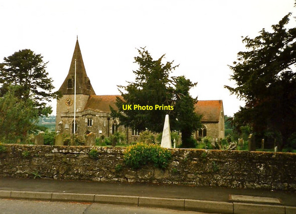 Photo 6"x4" St. Mary's Church, East Farleigh East Farleigh c1994