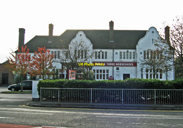 Photo 6"x4" Stag and Three Horseshoes, Quinton Blackheath\/SO9786 c2009