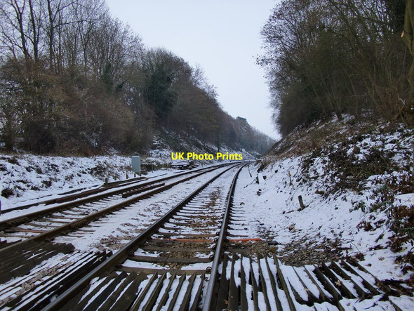 Photo 6"x4" The view eastward from Betchworth Station Betchworth c2010