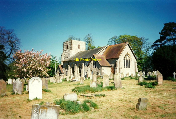 Photo 6"x4" St. Michael & All Angels Church, Chart Sutton Chart Hill c1996
