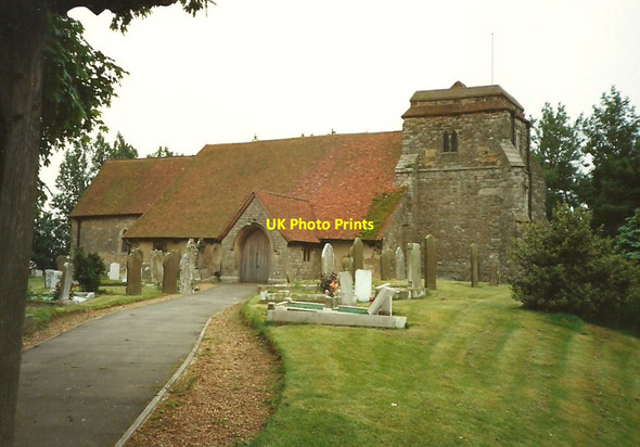 Photo 6"x4" St. Peter & St. Paul Church, Stoke Stoke\/TQ8275 c1994