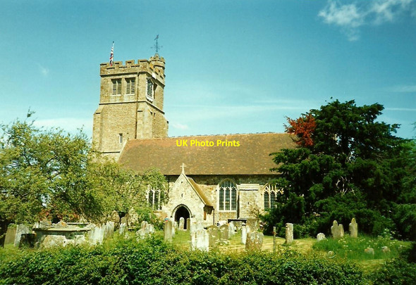 Photo 6"x4" All Saints Church, Biddenden Biddenden c1994