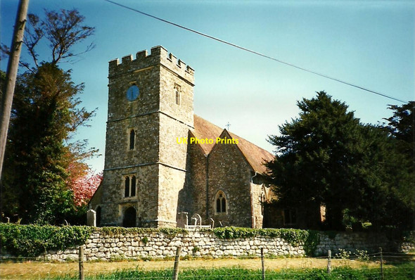 Photo 6"x4" St. Nicholas' Church, Boughton Malherbe Boughton Malherbe c1996