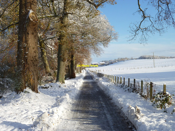 Photo 6"x4" Approaching Gargunnock Gargunnock c2010