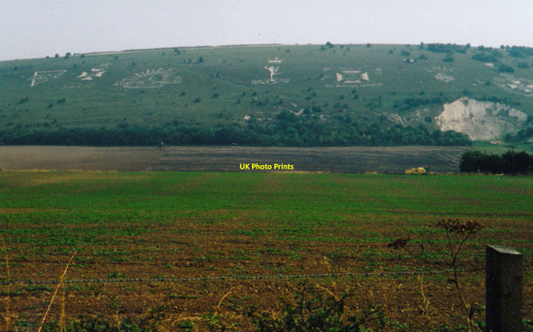 Photo 6"x4" Fovant Badges in August 1990 Compton Chamberlayne c1990