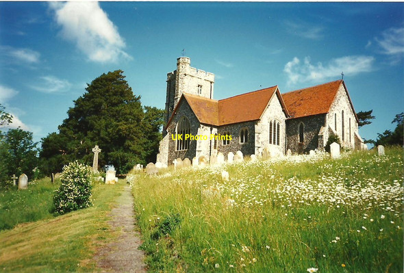 Photo 6"x4" St. Peter & St. Paul Church, Boughton-Under-Blean Crouch\/TR0558 c1996