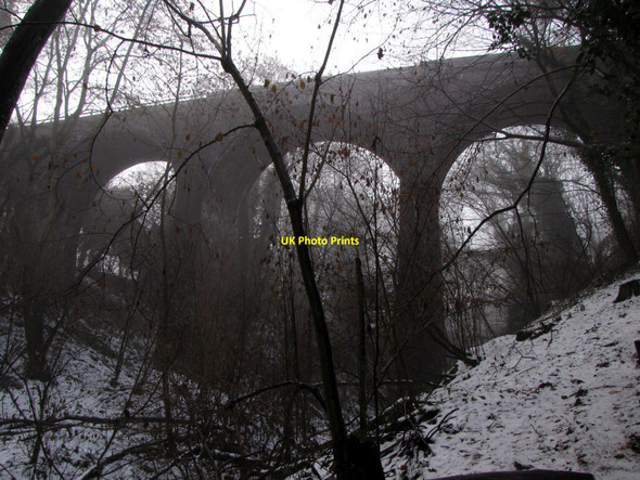 Photo 6"x4" Broad Dingle Viaduct Ravenhills Green c2010