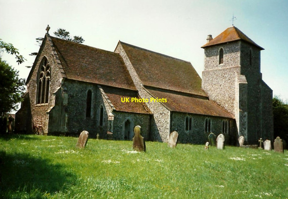 Photo 6"x4" St. Mary the Virgin Church, Stowting Stowting c1997
