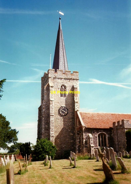 Photo 6"x4" St. Mary's Church, Wingham Wingham c1996