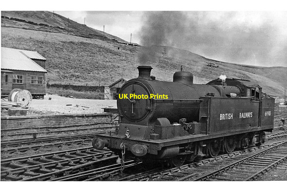 Photo 6"x4" An 0-8-4T at Dunford Bridge Station Townhead\/SE1602 c1950