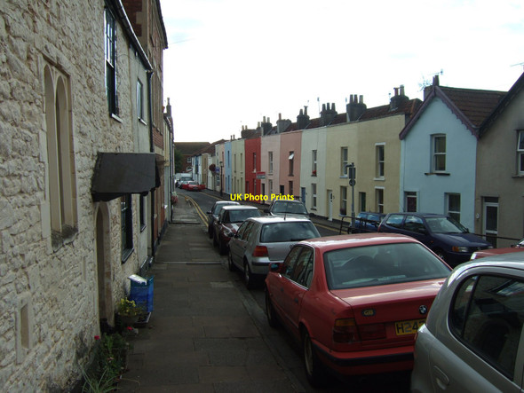Photo 6"x4" Church Road, Westbury on Trym, looking west Eastfield\/ST5777 c2010