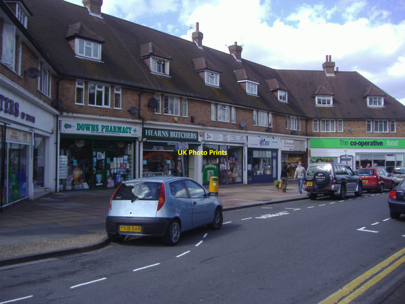 Photo 6"x4" Shops on Tattenham Crescent Epsom c2008