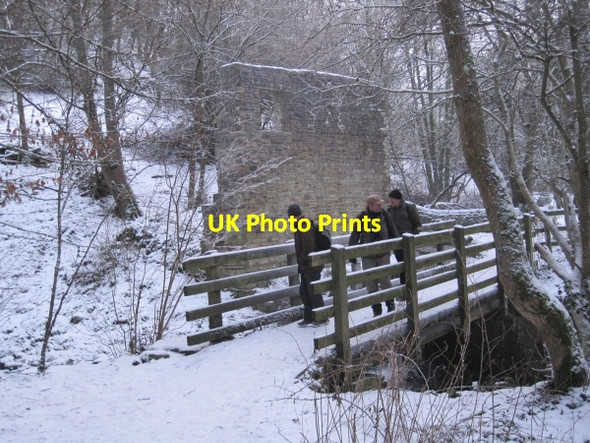 Photo 6"x4" Footbridge over the Philip Burn Allendale Town c2010