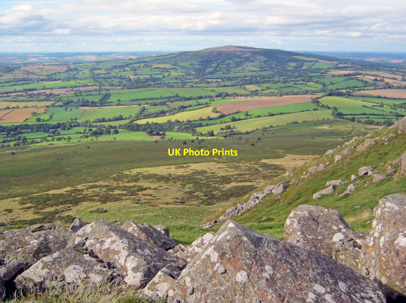 Photo 6"x4" North-west flank of Titterstone Clee Hill Dhustone c2010