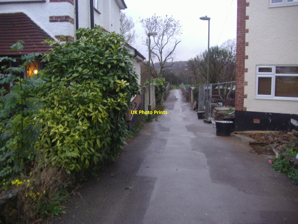 Photo 6"x4" Path on Walfield Avenue, Whetstone Barnet c2008