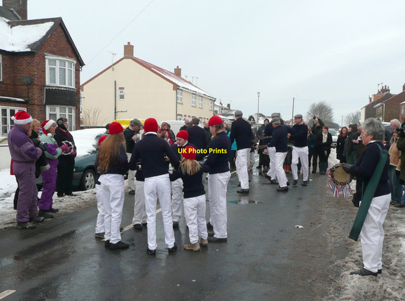 Photo 6"x4" Flamborough Sword Dance Boxing Day 2010 - 1 Flamborough c2010