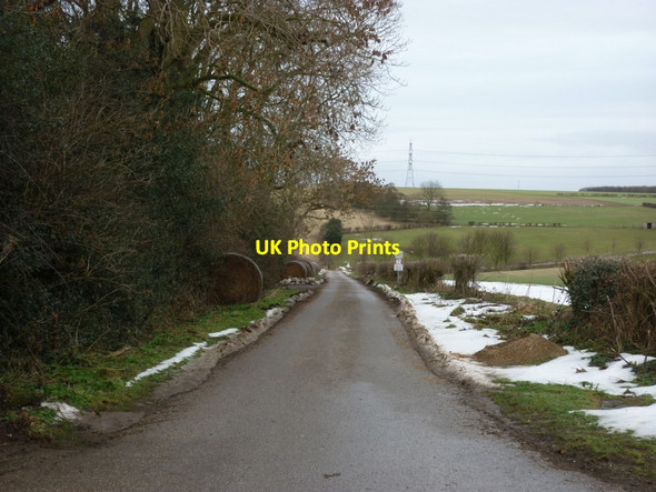 Photo 6"x4" Bushey Hill (road) to Red House Farm High Hunsley c2011