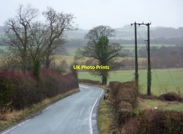 Photo 6"x4" Lane west of Rylah Farm Rylah c2011