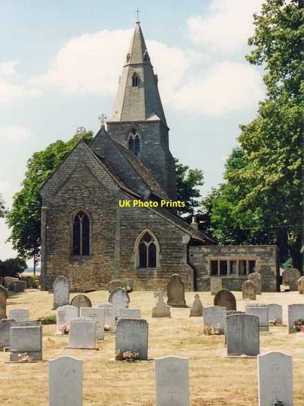 Photo 6"x4" All Saints, Wittering Wittering c1994