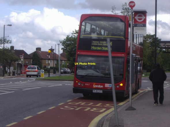 Photo 6"x4" 154 bus, Green Lane St Helier Morden\/TQ2568 c2008