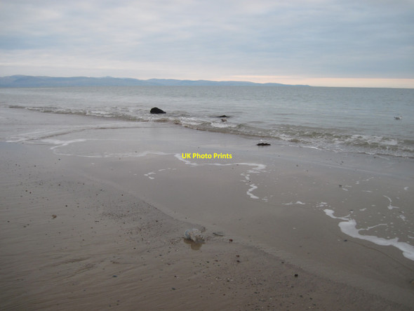 Photo 6"x4" Erratic boulders uncovered by low tide Abererch c2011