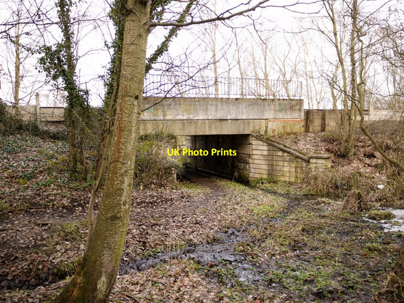 Photo 6"x4" Railway bridge, Ryton Willows Ryton\/NZ1564 c2011
