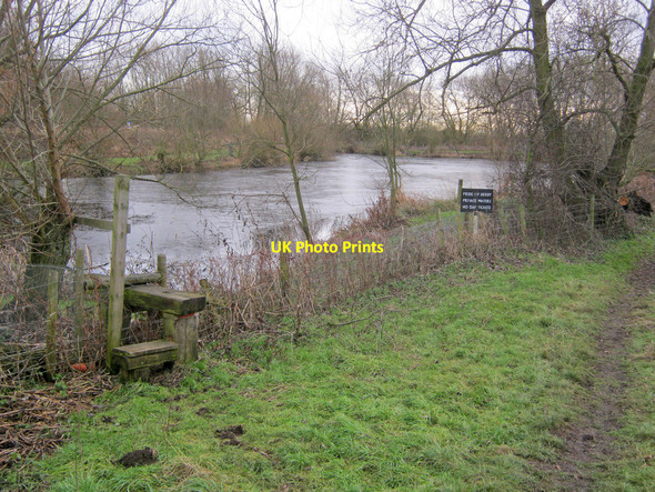 Photo 6"x4" Fishing pond near Great Wilne Great Wilne c2011
