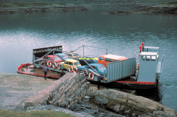 Photo 6"x4" Kylesku Ferry - 1975 Kylesku c1975 P1
