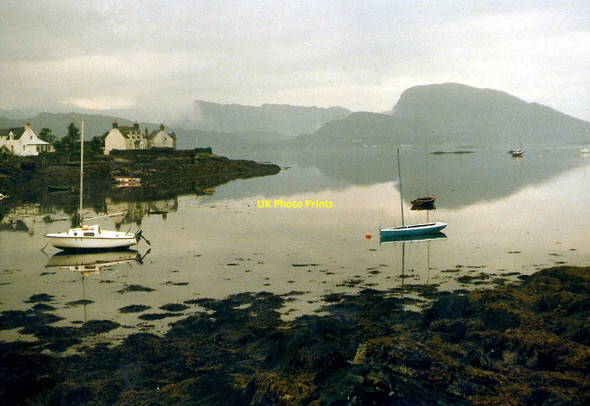 Photo 6"x4" A misty evening, Plockton Plockton\/Am Ploc c1985