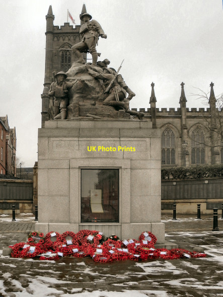 Photo 6"x4" Oldham War Memorial Oldham c2011