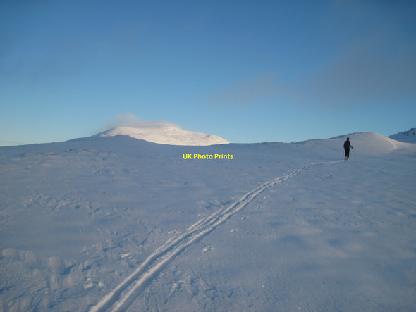 Photo 6"x4" Christmas Day 2010: The upper slopes of Carnedd y Gribau Cefnycerrig c2010