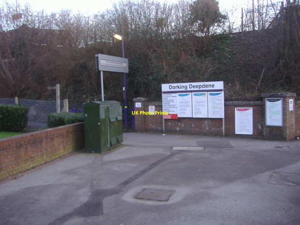 Photo 6"x4" Dorking Deepdene station approach Dorking c2008